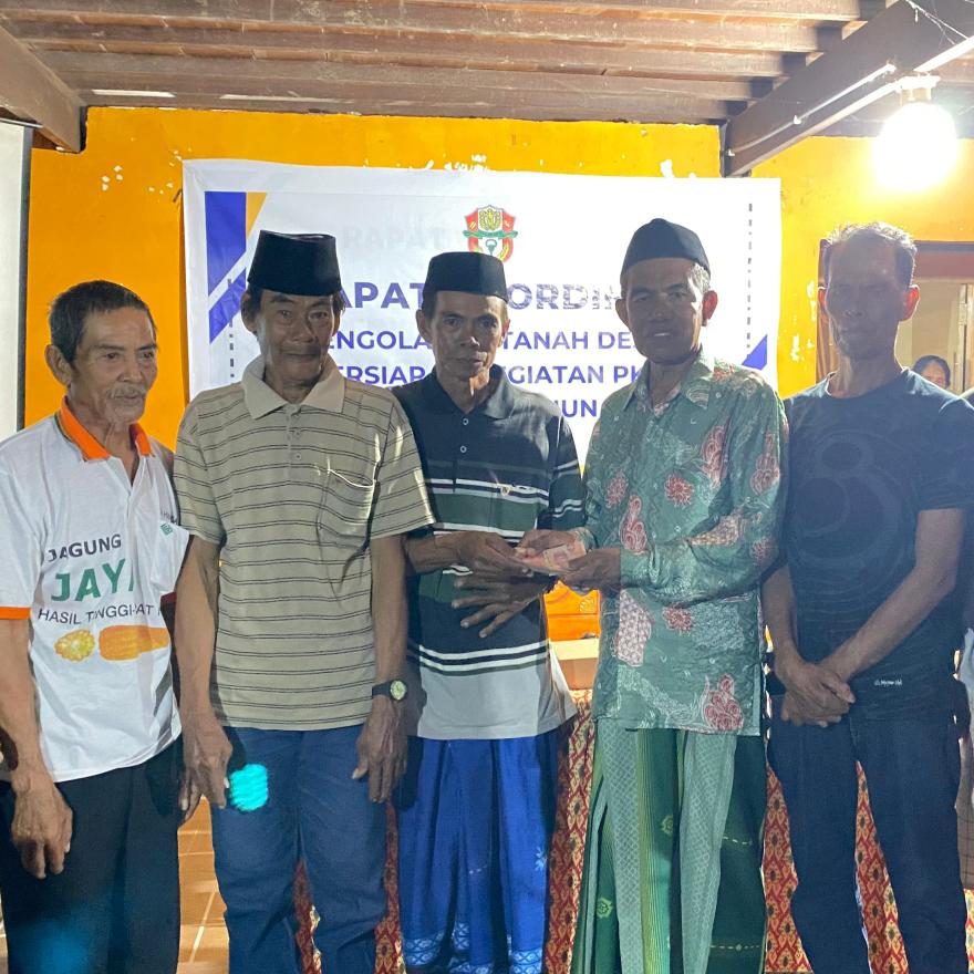 Rapat Koordinasi Pengelolaan Tanah Desa dan Persiapan Kegiatan PKTD Desa Mario Tahun 2025